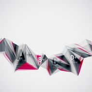Geometric shapes in the air Vector abstract background N200