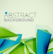 Geometric shapes in the air Vector abstract background N202