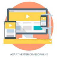 Adaptive Web Development theme flat style minimal stylish colo