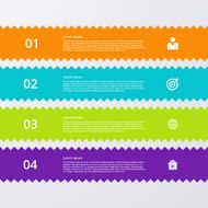 Vector illustration infographics four options N57
