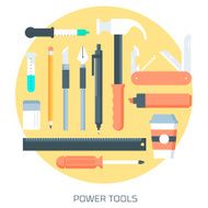 Working and Drawing Tools Theme Stylish minimal fully edita