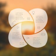 Circle line infographic N2