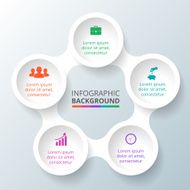 Vector circle element for infographic N41