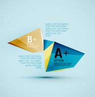 Geometric shapes in the air Vector abstract background N206