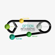 Minimal Line Design Office Web Infographics N3