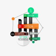 Minimal Line Design Office Web Infographics N5