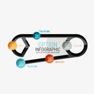 Minimal Line Design Office Web Infographics N6