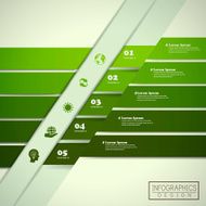ecology infographic template design