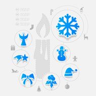 Christmas sticker infographic N14