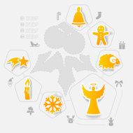 Christmas sticker infographic N15