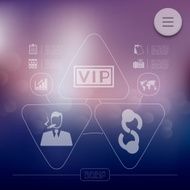 business infographic with unfocused background N107