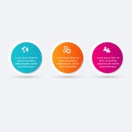Vector colorful info graphics for your business presentations N161