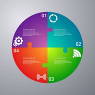 Vector illustration pattern of infographics