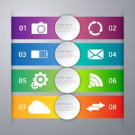 Vector illustration pattern of infographics N2