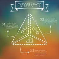 Infographic Triangle Shape