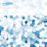Vector abstract color 3d hexagonal N10