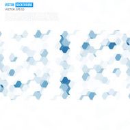 Vector abstract color 3d hexagonal N11