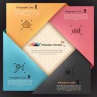 Modern infographics options banner N315