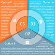 Modern vector info graphic for business project N101