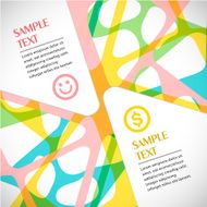 abstract colorful infographics