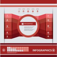 Label and Info graphic design clean vector N3