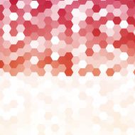 Vector abstract color 3d hexagonal N14