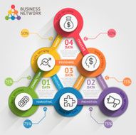 Business marketing infographic template N3