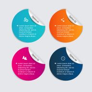 Vector colorful info graphics for your business presentations N165