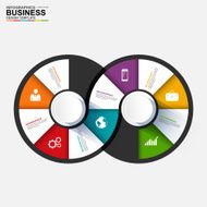 Infographics vector design template N160