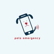 pets emergency concept flat design