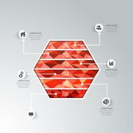 Creative business infographic element