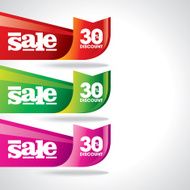 Colorful promotional banner design vector illustration N2