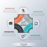 Modern infographics options banner N321