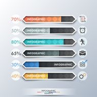 Modern infographics options banner N324