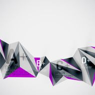 Geometric shapes in the air Vector abstract background N219