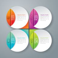 Infographic design template and marketing icons N50