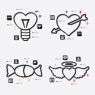 Valentine&#039;s Day infographic N25