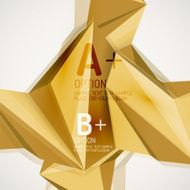 Geometric shapes in the air Vector abstract background N224