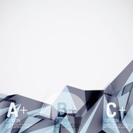 Geometric shapes in the air Vector abstract background N226