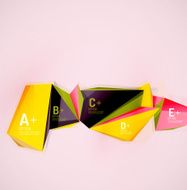 Geometric shapes in the air Vector abstract background N230