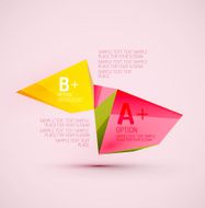Geometric shapes in the air Vector abstract background N231