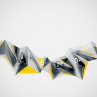 Geometric shapes in the air Vector abstract background N233