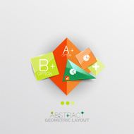 Modern abstract geometric info banner N169