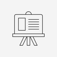 presentation line icon N6