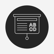 presentation line icon N7