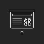 presentation line icon N8