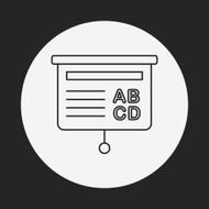 presentation line icon N9