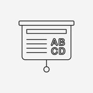presentation line icon N10