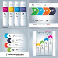 set of infographic templates N9