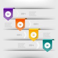 Modern infographics element N7